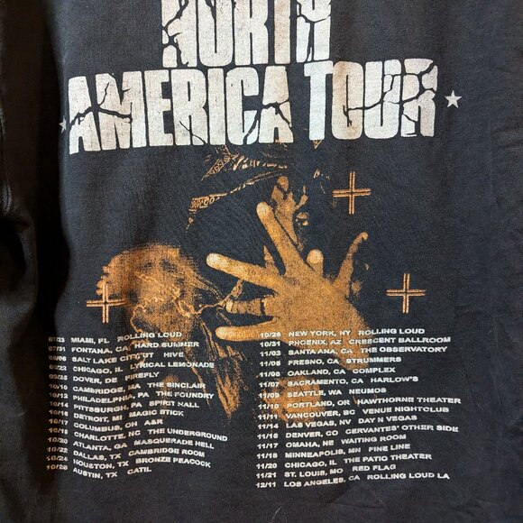 $not Snot North America Tour Black Pullover Hoodie size Medium - Picture 5 of 5